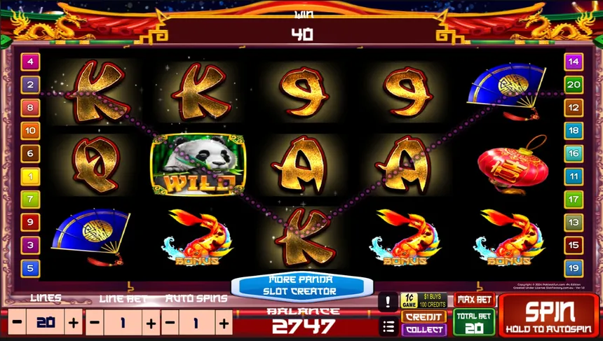 Скриншот 8 к игре More Panda - Slot Creator