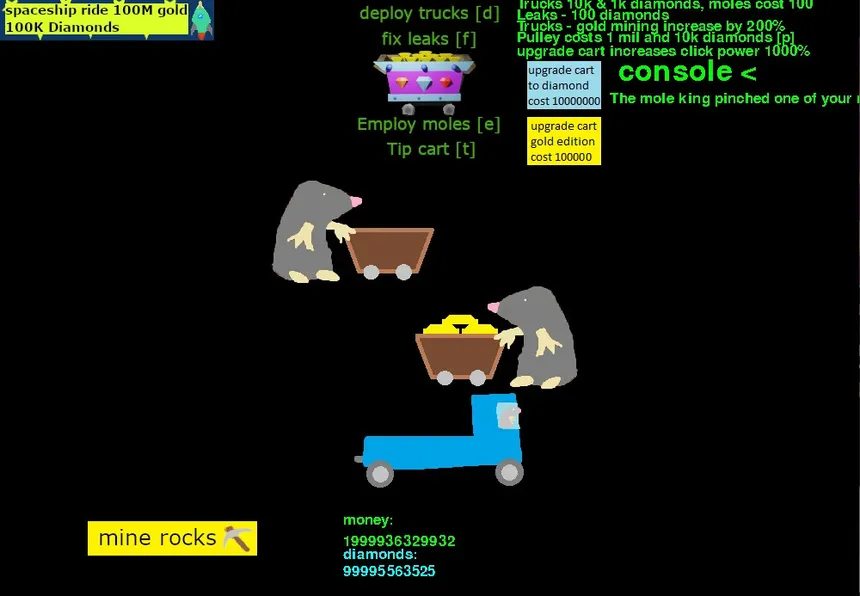 Скриншот 1 к игре mole mine rocks 0.15