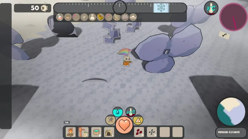 Скриншот 1 к игре Space Kitten: An Easy Survival Game
