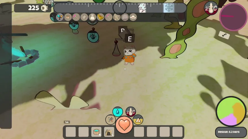 Скриншот 5 к игре Space Kitten: An Easy Survival Game