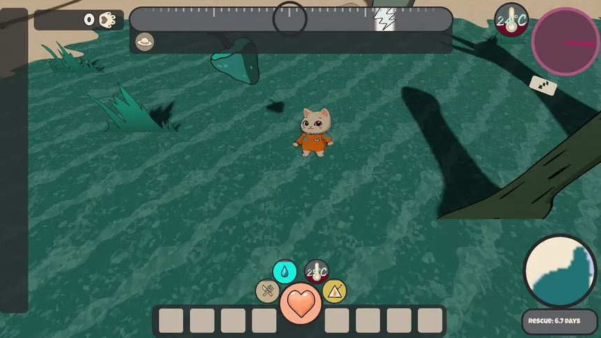 Скриншот 7 к игре Space Kitten: An Easy Survival Game