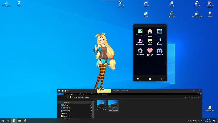 Скриншот 6 к игре Unity-Chan: Desktop Companion