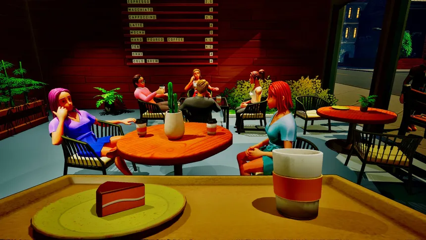 Скриншот 2 к игре Clumsy Coffee Simulator