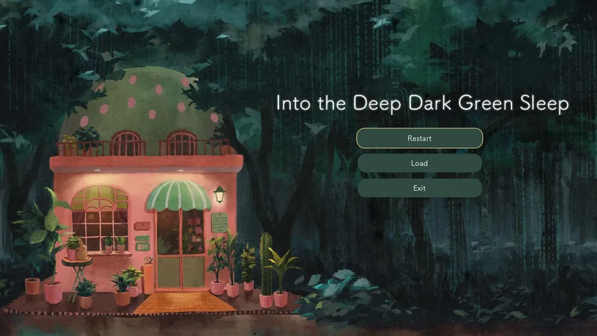 Скриншот 7 к игре ­Into the Deep Dark Green Sleep ❘ 深くて暗い緑の眠りのなかへ