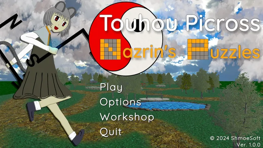 Скриншот 1 к игре Touhou Picross ~ Nazrin's Puzzles