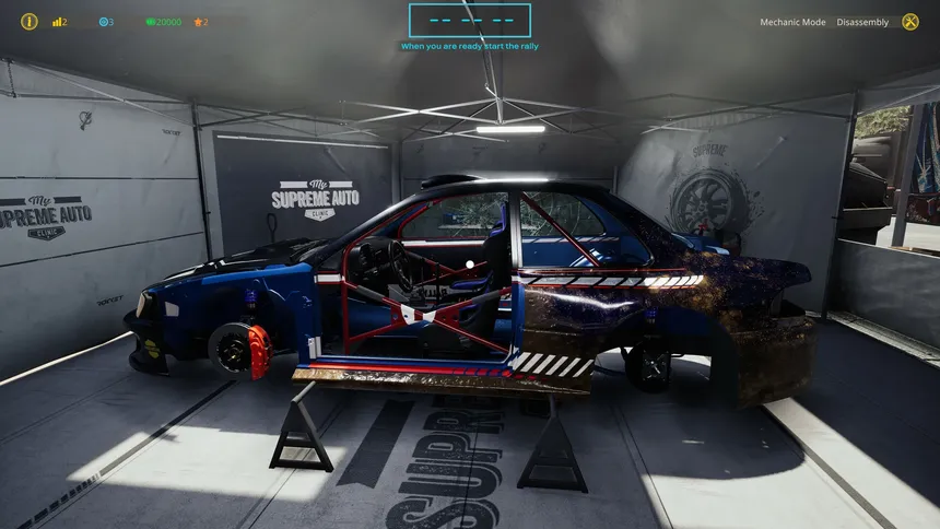 Скриншот 3 к игре Rally Mechanic Simulator: Light Edition