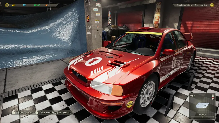 Скриншот 5 к игре Rally Mechanic Simulator: Light Edition