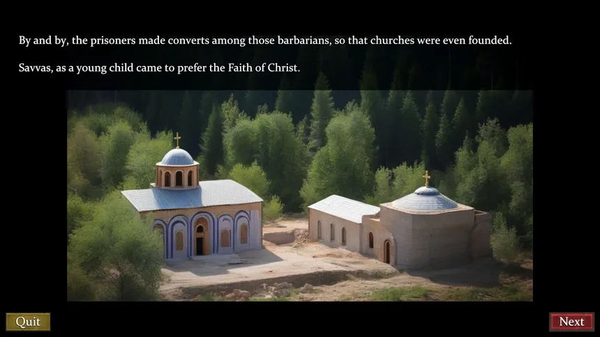 Скриншот 3 к игре Synaxarion Christian Stories: Holy Martyr Savvas the Goth