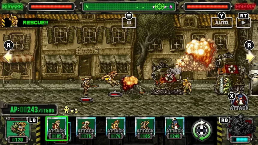 Скриншот 1 к игре METAL SLUG ATTACK RELOADED