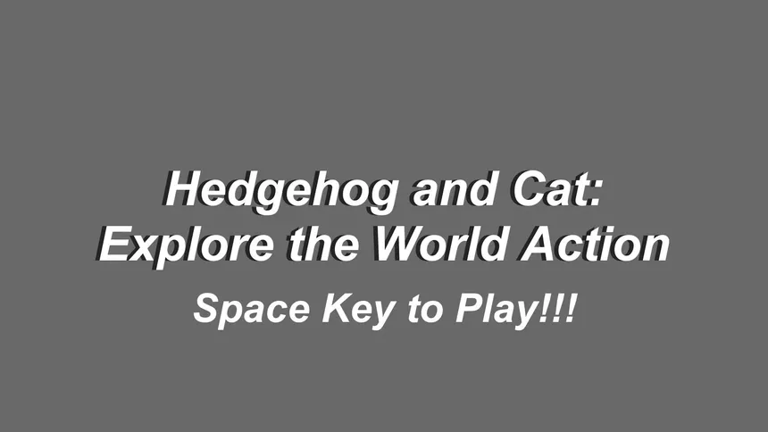 Скриншот 1 к игре Hedgehog and Cat: Explore the World Action