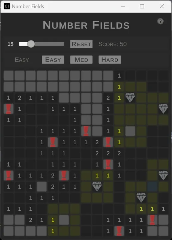 Скриншот 1 к игре Number Fields