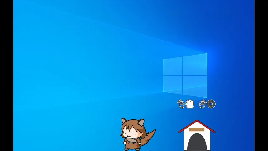 Скриншот 1 к игре デスクトップわんわんお～