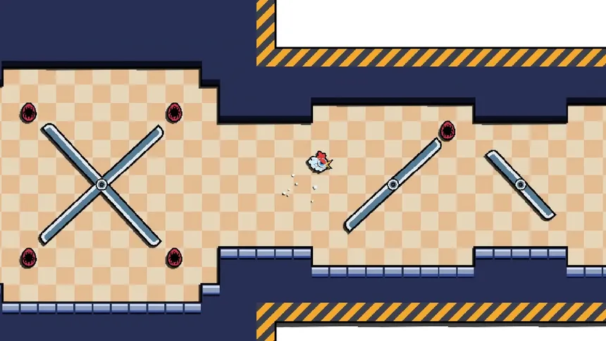 Скриншот 2 к игре Super Chicken Flaps Back and Forth