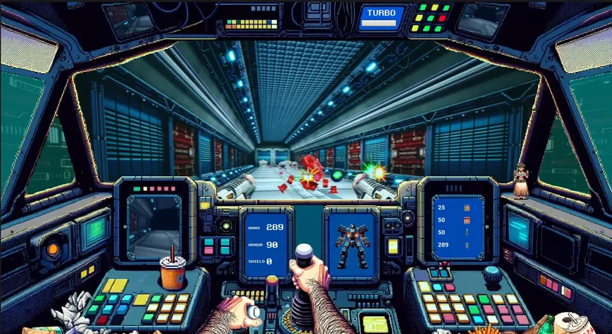 Скриншот 3 к игре Mekkablood: Quarry Assault