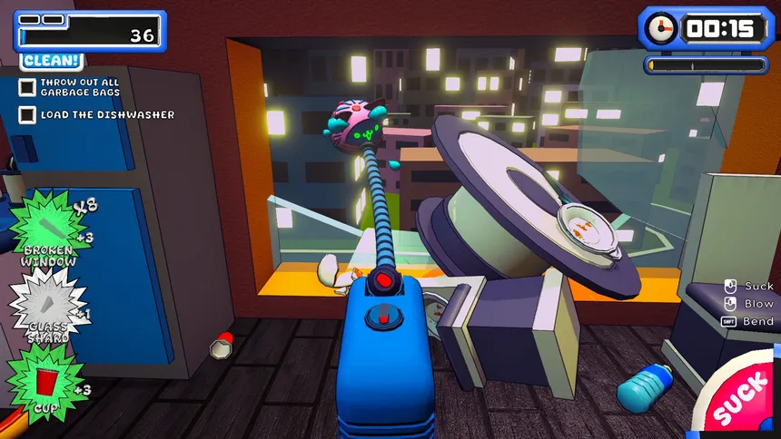 Скриншот 1 к игре ACUVAC: A Suck and Blow Adventure