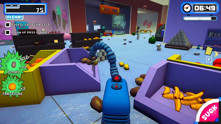 Скриншот 4 к игре ACUVAC: A Suck and Blow Adventure