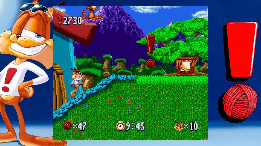 Скриншот 1 к игре Bubsy in: The Purrfect Collection
