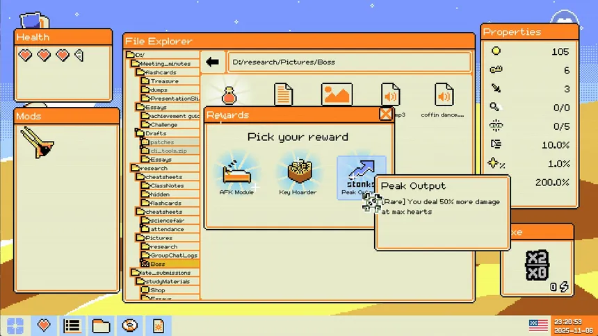 Скриншот 7 к игре Identifile: Desktop Dungeon