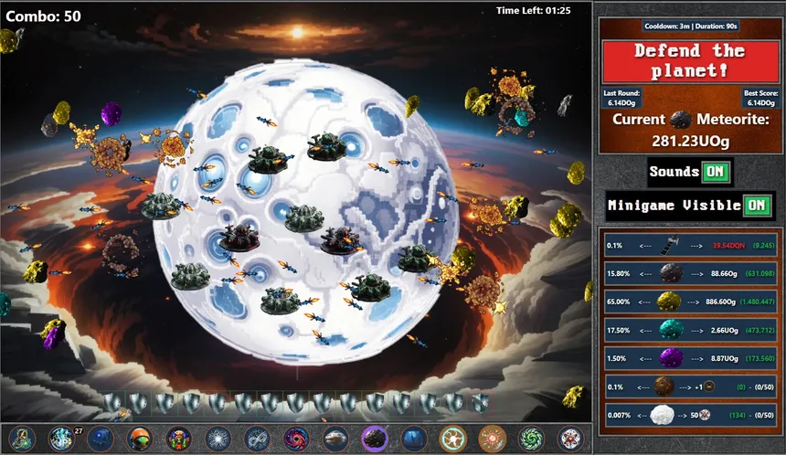 Скриншот 1 к игре Galaxy Idle Clicker