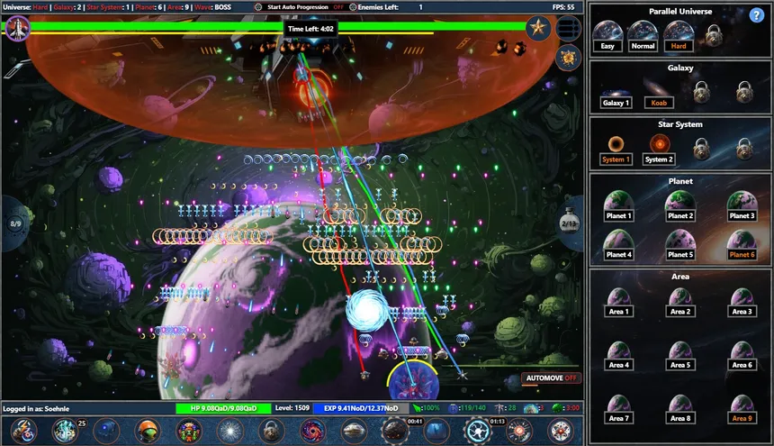 Скриншот 3 к игре Galaxy Idle Clicker