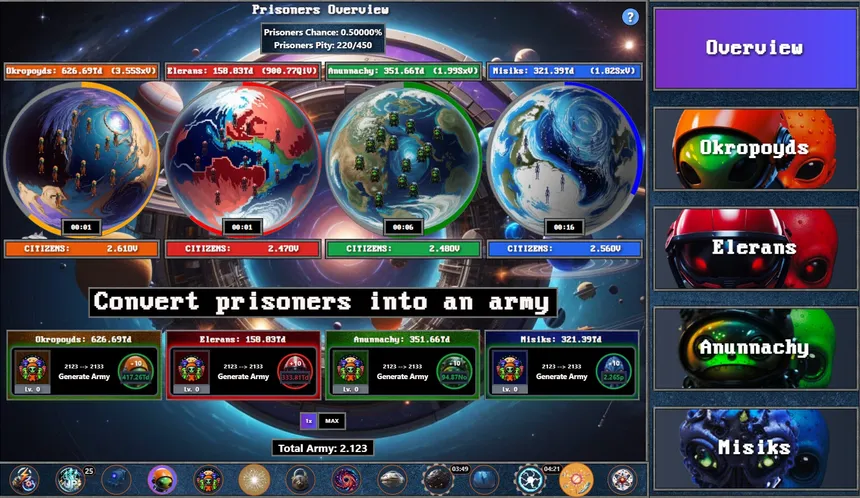 Скриншот 6 к игре Galaxy Idle Clicker