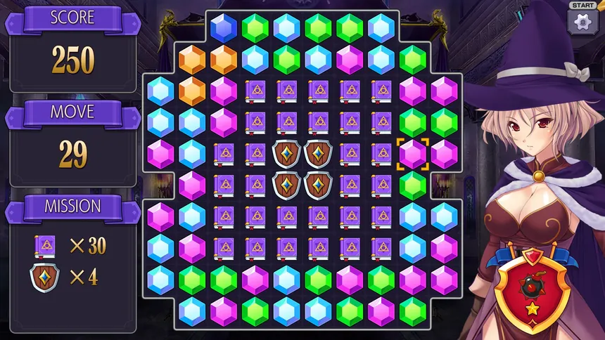 Скриншот 6 к игре Pretty Girls Pop Match