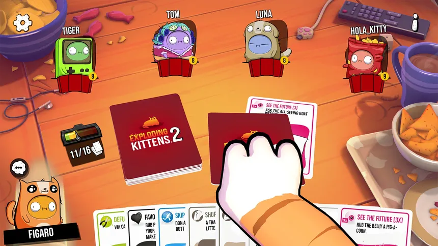 Скриншот 1 к игре Exploding Kittens 2