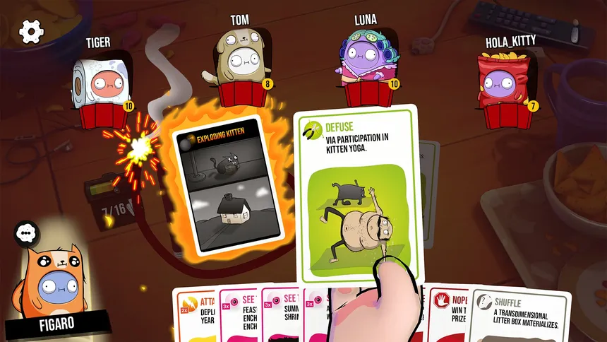 Скриншот 4 к игре Exploding Kittens 2
