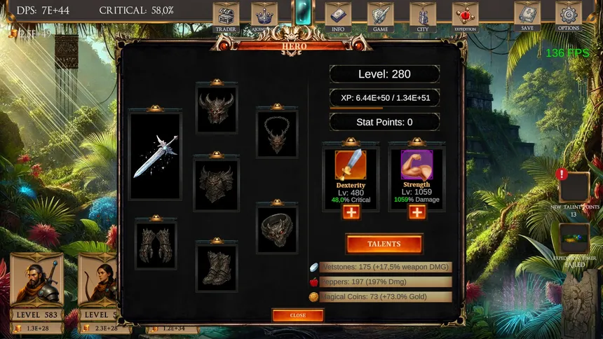 Скриншот 3 к игре Fantasy Clicker