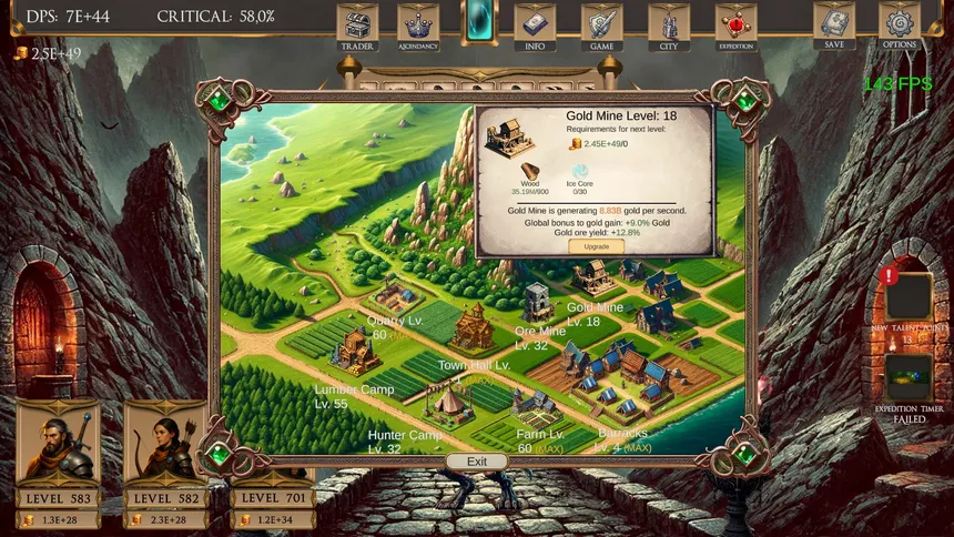 Скриншот 6 к игре Fantasy Clicker