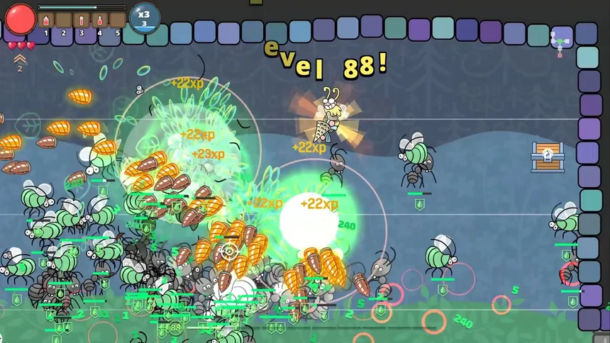 Скриншот 1 к игре Bee Hero: Bug Blaster
