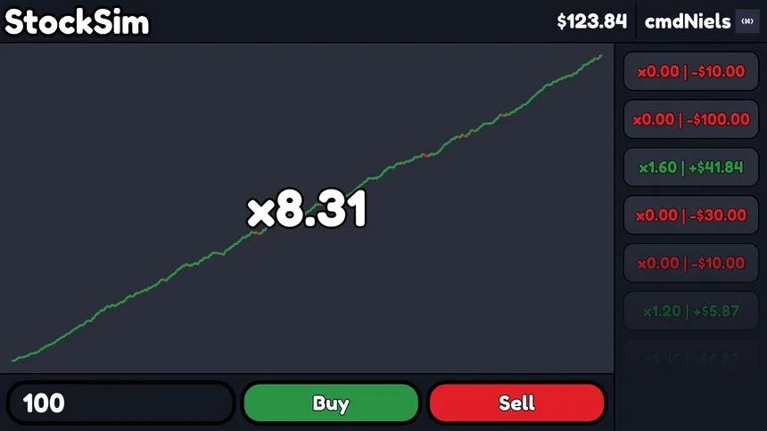Скриншот 1 к игре StockSim