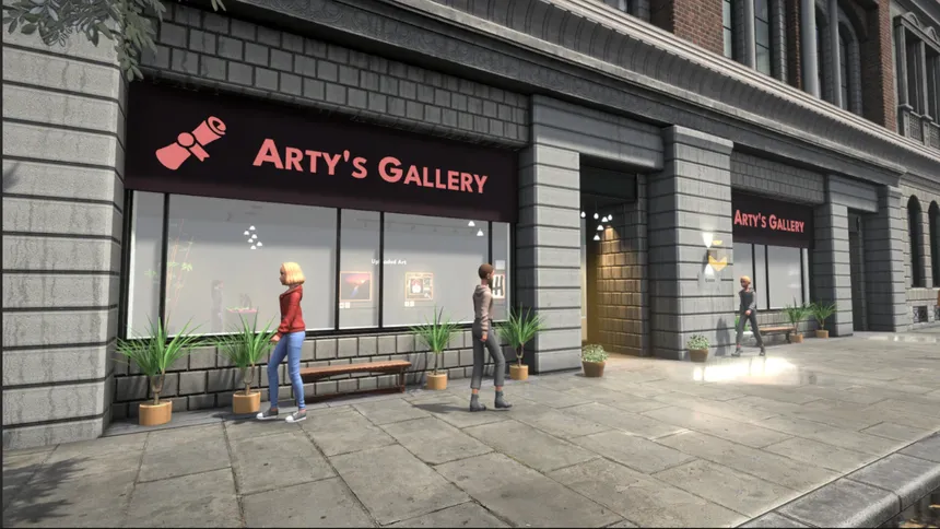 Скриншот 1 к игре Art Shop Simulator