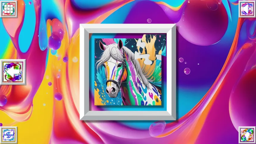 Скриншот 2 к игре Color Splash: Horses