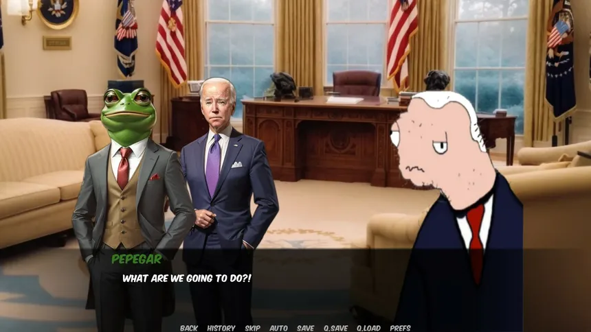 Скриншот 3 к игре Joe Biden Vs. Jeo Boden - Escape From MAGA Chapter 2