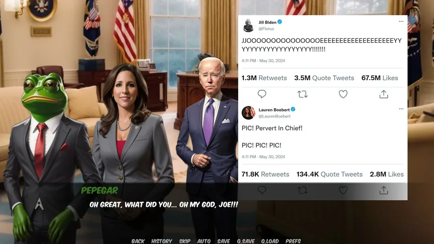 Скриншот 4 к игре Joe Biden Vs. Jeo Boden - Escape From MAGA Chapter 2
