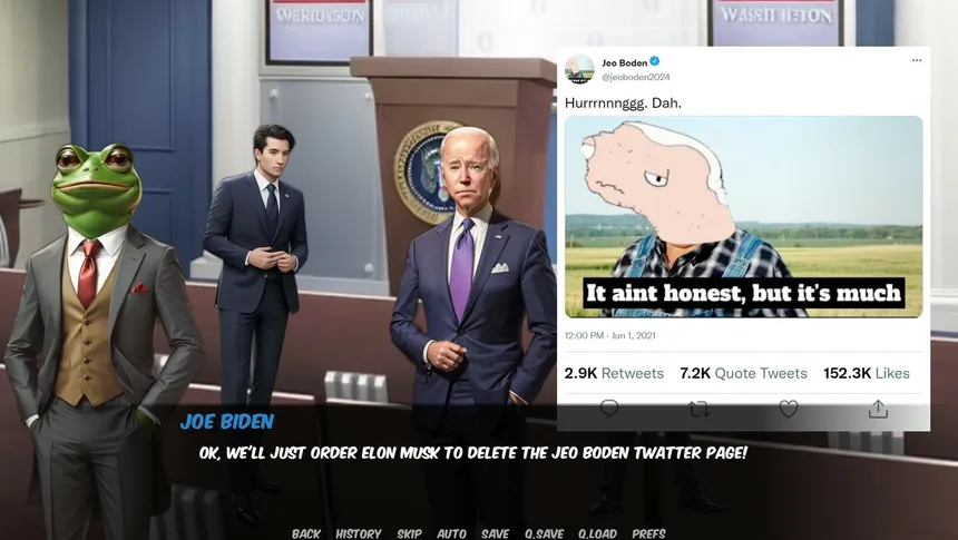 Скриншот 5 к игре Joe Biden Vs. Jeo Boden - Escape From MAGA Chapter 2