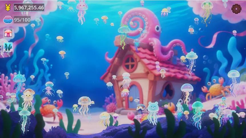 Скриншот 3 к игре Jellyfish blind box 水母盲盒