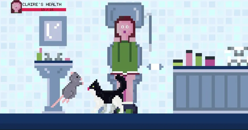 Скриншот 5 к игре Itty Bitty Toilet Kitty