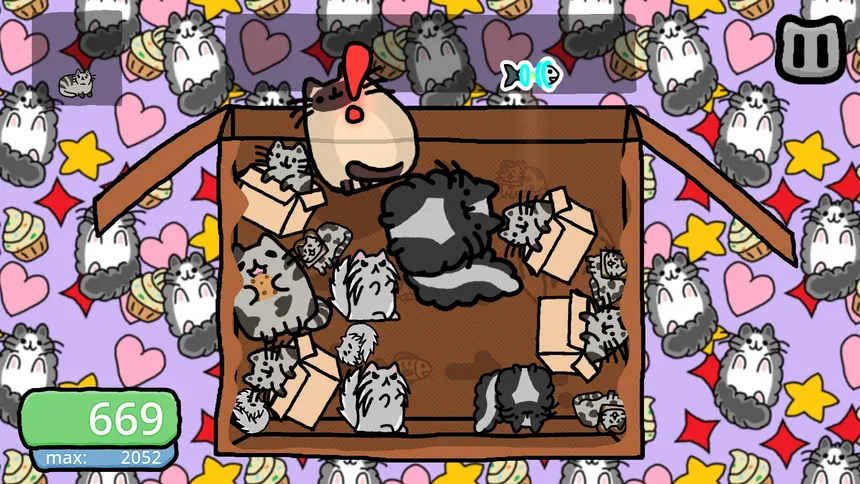 Скриншот 5 к игре Pushika - Cat Suika Game
