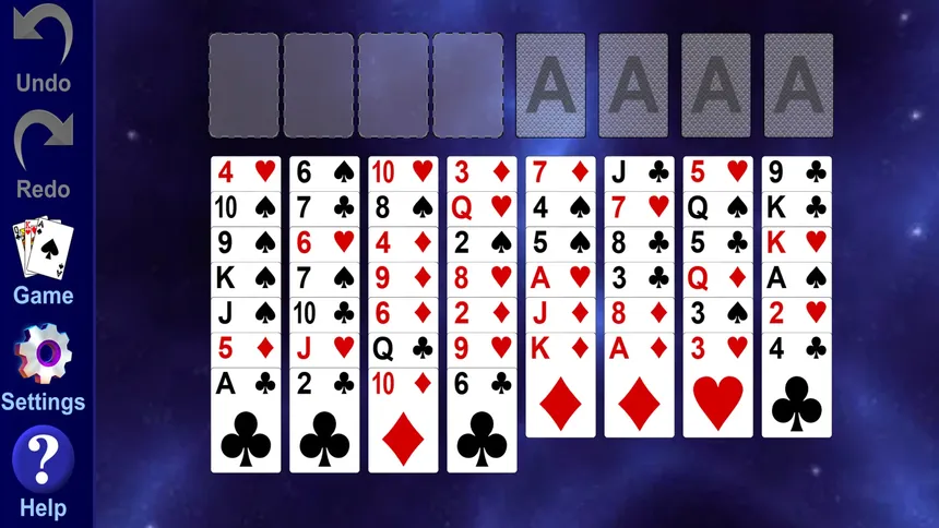 Скриншот 3 к игре FreeCell Solitaire Classic Card Game
