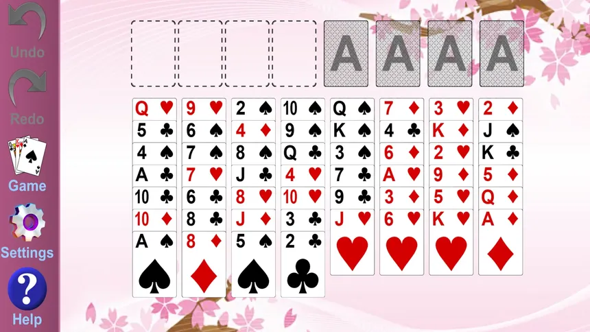 Скриншот 6 к игре FreeCell Solitaire Classic Card Game