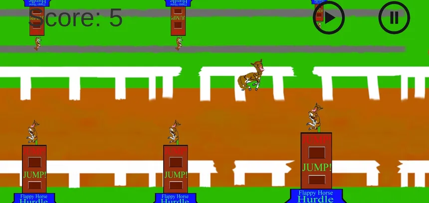 Скриншот 4 к игре Flappy Horse