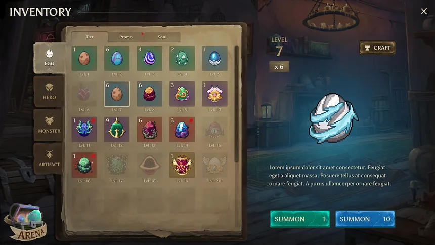 Скриншот 2 к игре Egg Summoner