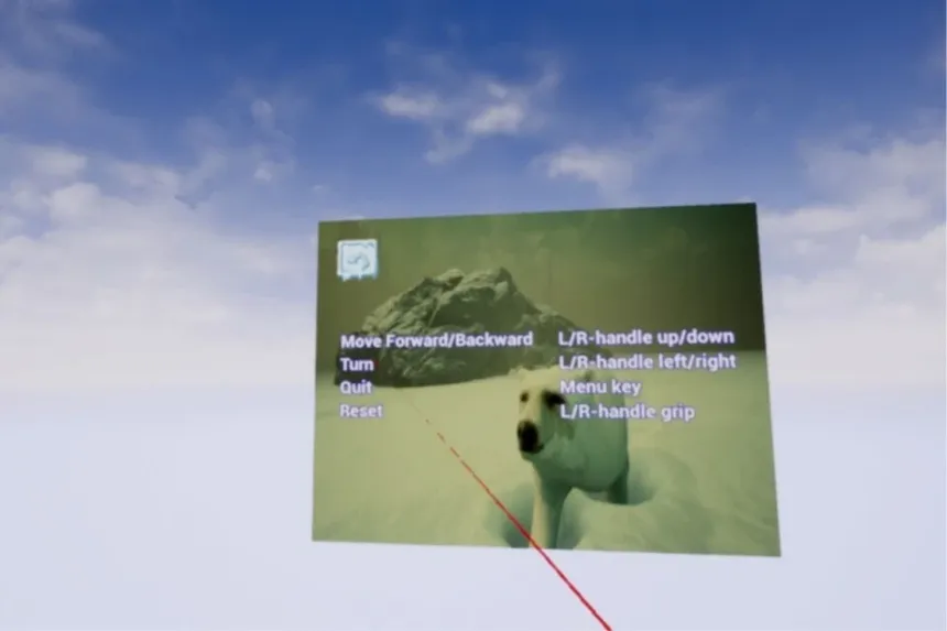 Скриншот 2 к игре Polar Explorer: VR Sled Ride to the North Pole