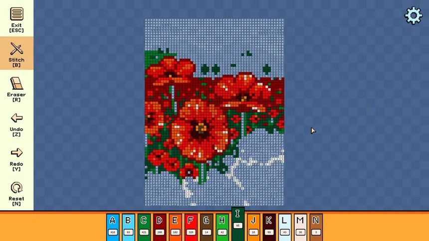 Скриншот 1 к игре Pixel Cross Stitch Color by Number