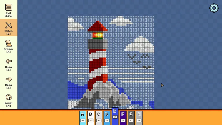 Скриншот 6 к игре Pixel Cross Stitch Color by Number