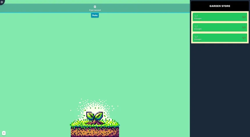 Скриншот 1 к игре Leaf Clicker: Grow Your Green Thumb!