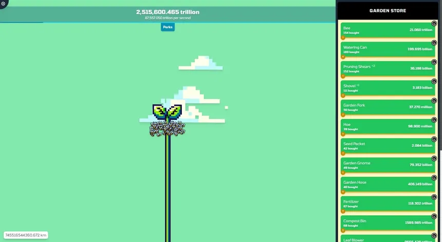Скриншот 2 к игре Leaf Clicker: Grow Your Green Thumb!