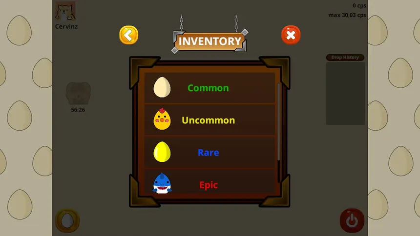 Скриншот 3 к игре Eggz - Collectible Eggs Clicker